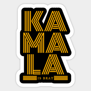 Kamala-Harris-Kamala-Is-Brat Sticker
